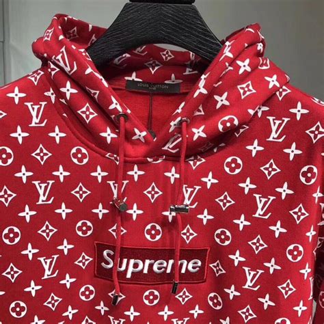 louis vuitton supreme sweatshirt fake|Louis Vuitton x supreme outlet.